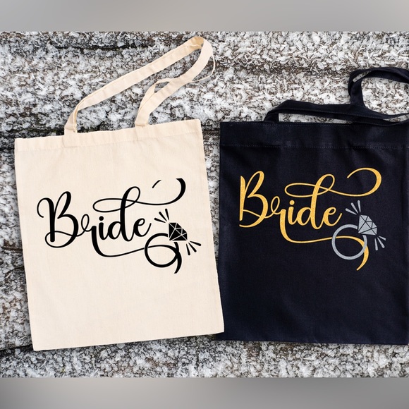 BRIDE & BRIDESMAIDS TOTES - Picture 1 of 1